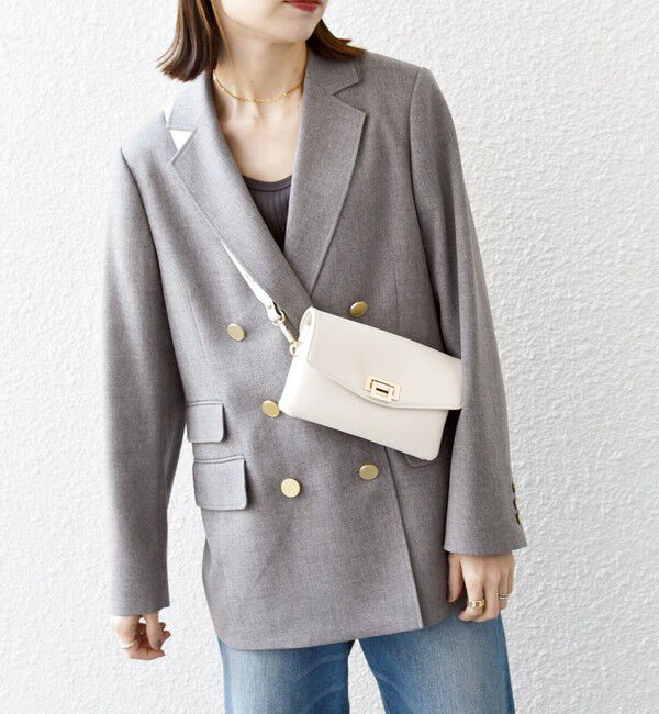 SHIPS any「SHIPS any:〈洗濯機可能〉アイビー ブレザー ダブル ジャケット」|テーラードジャケット|