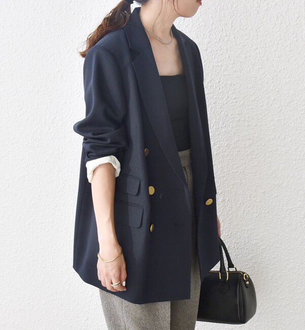 SHIPS any「SHIPS any:〈洗濯機可能〉アイビー ブレザー ダブル ジャケット」|テーラードジャケット|