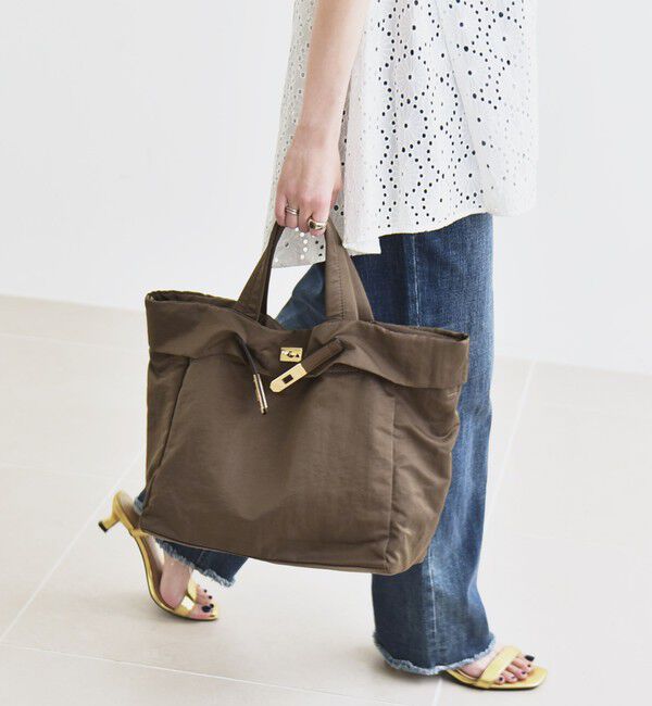 quaranciel「quaranciel: ベルトデザイン 2way トートバッグ（A4対応）」|トートバッグ|