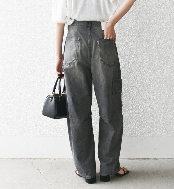 SHIPS any「SHIPS any:〈洗濯機可能〉コクーンペインター デニムパンツ［SHIPS any DENIM］」|デニム|