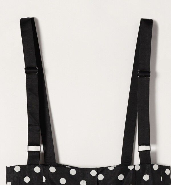 SHIPS any「SHIPS any: ドット ジャカード サスペンダー スカート」|スカート|