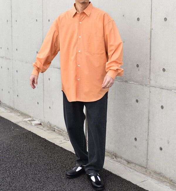 SHIPS any「SHIPS any: バンブー レーヨン バルーンスリーブ ドレープ オーバー シャツ ［BRIOS］◇」|シャツ・ブラウス|