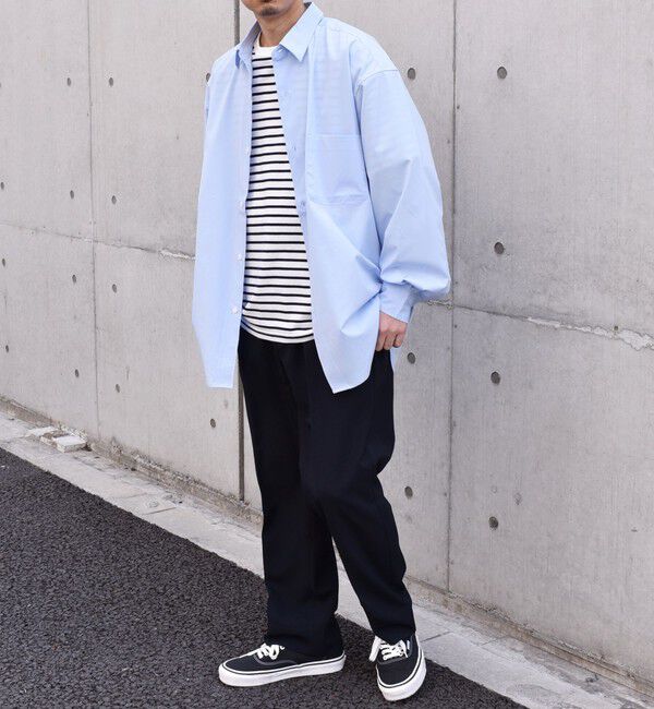 SHIPS any「SHIPS any: バンブー レーヨン バルーンスリーブ ドレープ オーバー シャツ ［BRIOS］◇」|シャツ・ブラウス|