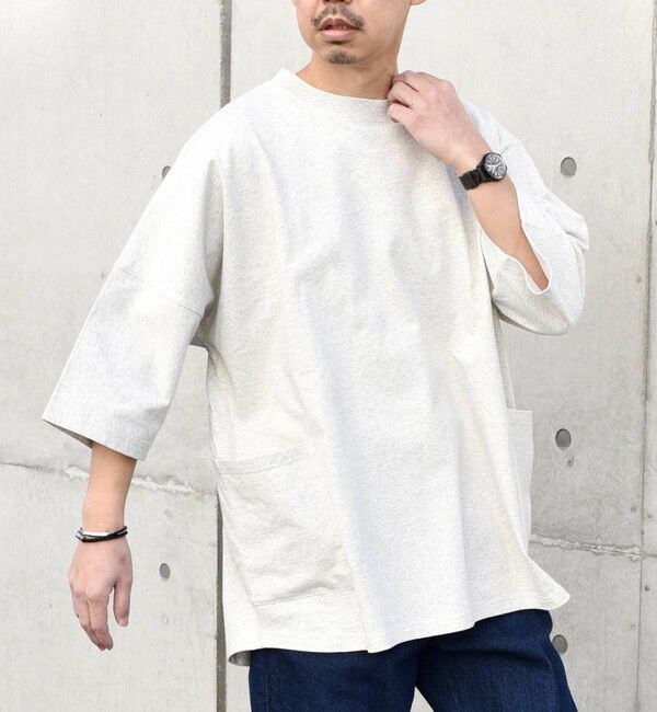 SHIPS any「【SHIPS any別注】Champion: ドルマン キャンプポケット Tシャツ 25SS◇」|Tシャツ・カットソー|