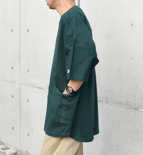 SHIPS any「【SHIPS any別注】Champion: ドルマン キャンプポケット Tシャツ 25SS◇」|Tシャツ・カットソー|