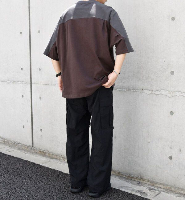 SHIPS any「SHIPS any: バックサイド / スリーブ プリーツ スケアスリーブ ワイド Tシャツ◇」|Tシャツ・カットソー|