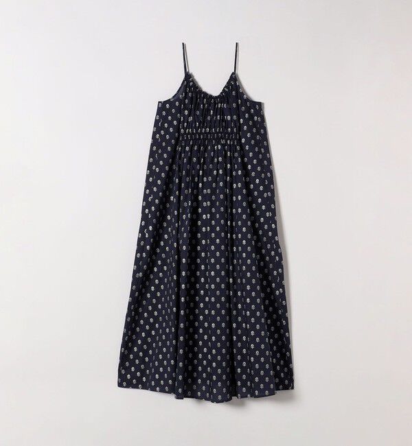 SHIPS any「SHIPS any:〈洗濯機可能〉グリッター プリント ギャザー キャミ ワンピース」|ワンピース|