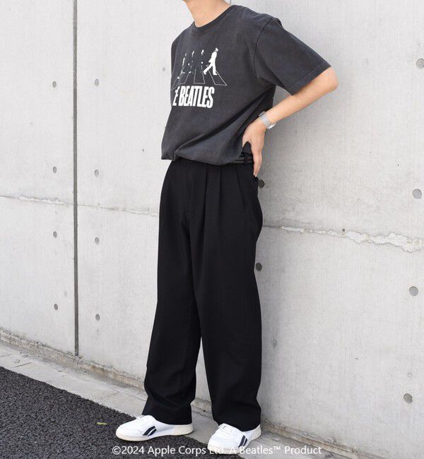 SHIPS any「SHIPS any: 〈洗濯機可能〉2タック ワイド エフェクト パンツ (スラックス)◇」|チノ|