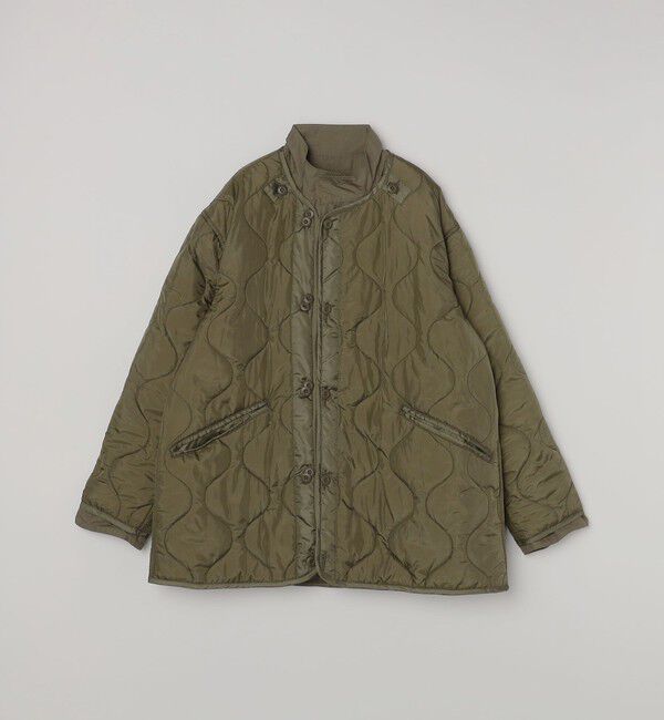 SHIPS any「【SHIPS any別注】GOLDEN MILLS: 3WAY キルトライナー レイヤード ショート モッズ ブルゾン◇」|ブルゾン・スタジャン|