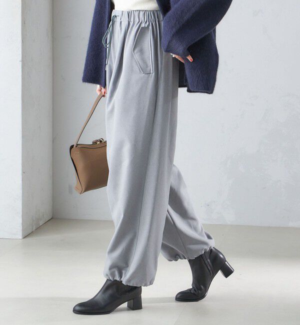 SHIPS for women「〈手洗い可能〉メランジ ツイル ドロスト パンツ」|その他|