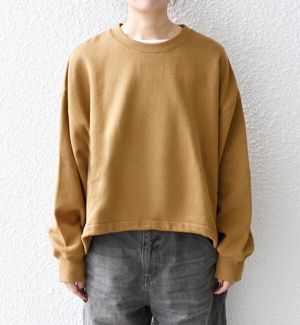 SHIPS any「【WEB限定】SHIPS any:〈洗濯機可能〉USA コットン 裏起毛 コクーン プルオーバー」|スウェット・ジャージ|