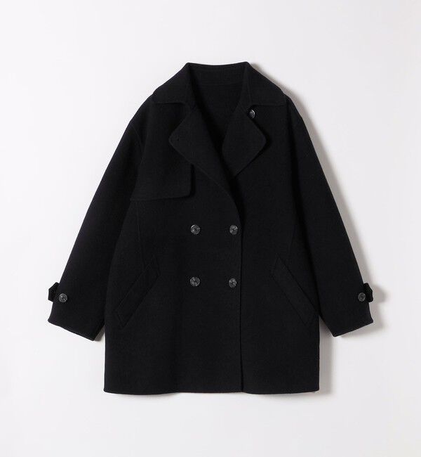 quaranciel「quaranciel: リバー ジャケット Pコート」|ピーコート|