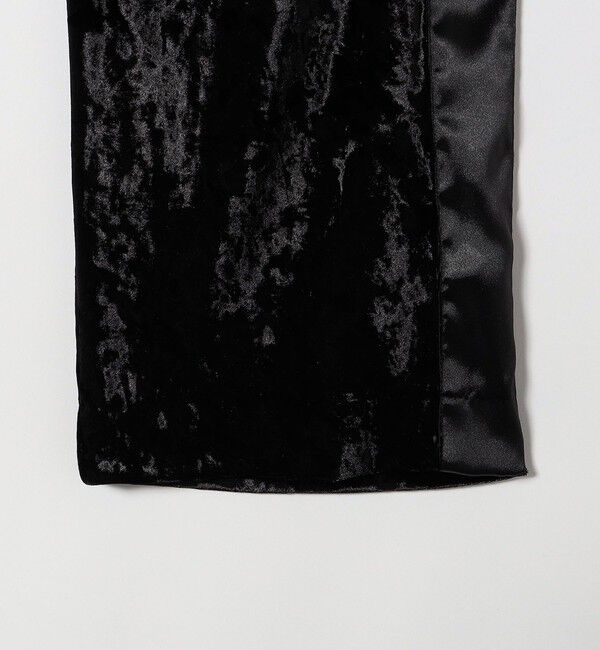 SHIPS any「SHIPS any:〈手洗い可能〉クラッシュ ベロア サイドライン ワイド イージー パンツ」|その他|