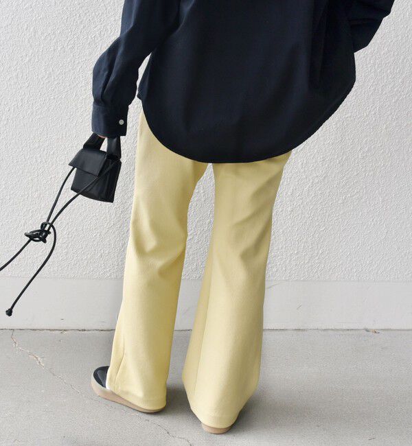 SHIPS for women「〈手洗い可能〉ストレッチ フレア パンツ」|その他|