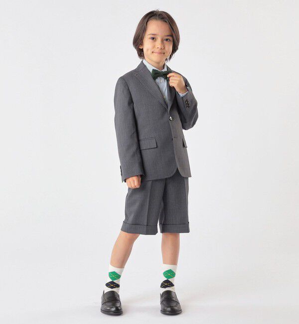 SHIPS KIDS「SHIPS KIDS:100～130cm / ストライプ レギュラーカラー シャツ」|シャツ・ブラウス|