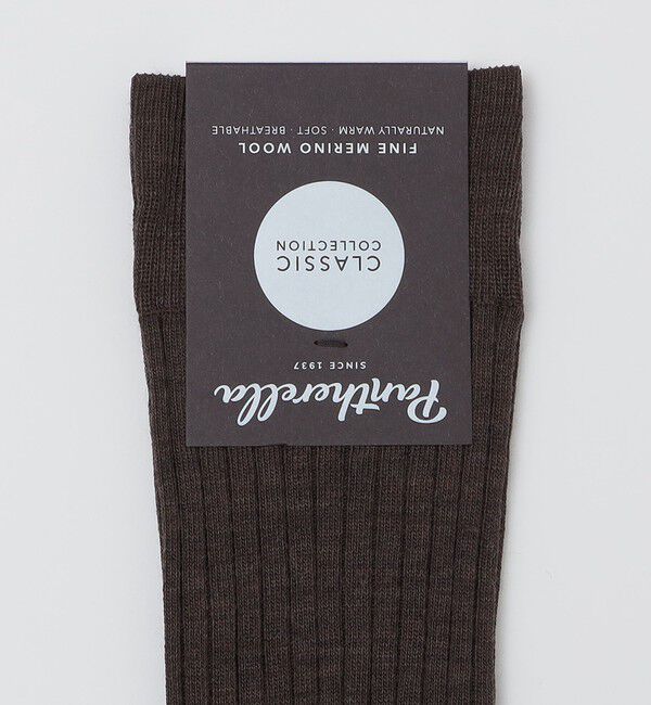 SHIPS「PANTHERELLA: LABURNUM リブ ソックス」|ソックス|