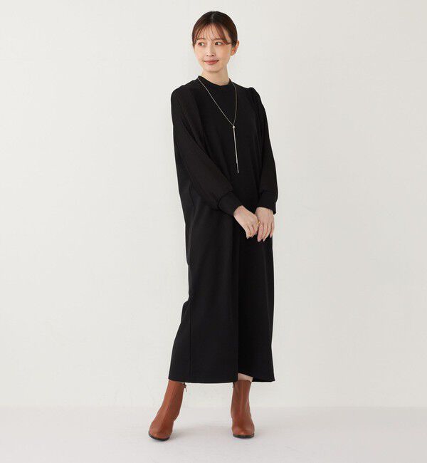 SHIPS Colors 「SHIPS Colors:〈手洗い可能〉プリーツスリーブ ジョーゼット ワンピース2◇」|ワンピース|