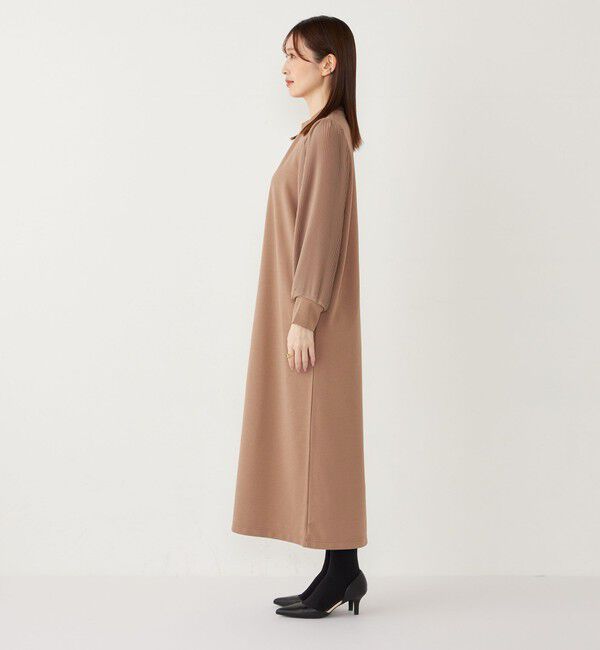 SHIPS Colors 「SHIPS Colors:〈手洗い可能〉プリーツスリーブ ジョーゼット ワンピース2◇」|ワンピース|