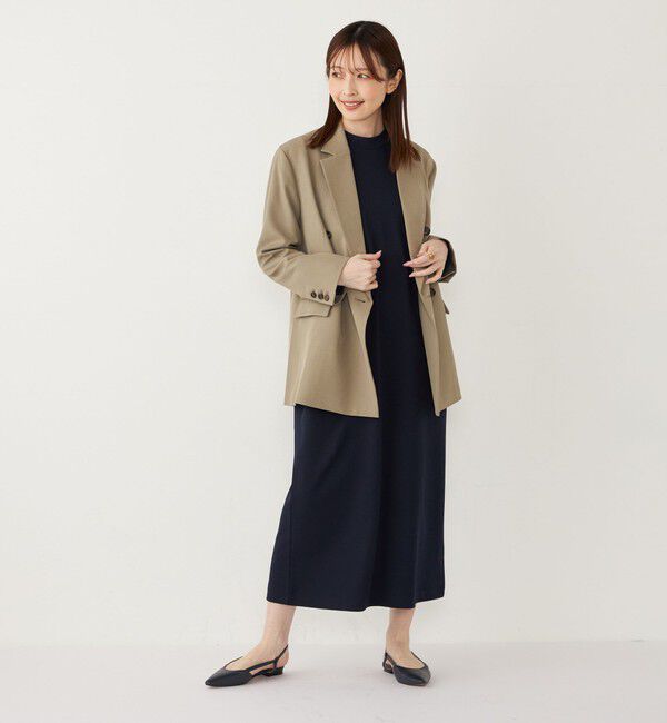 SHIPS Colors 「SHIPS Colors:〈手洗い可能〉プリーツスリーブ ジョーゼット ワンピース2◇」|ワンピース|