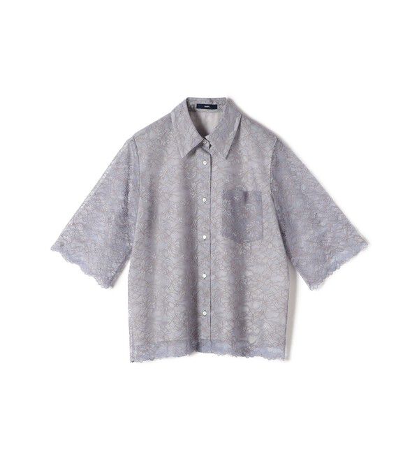 SHIPS for women「〈手洗い可能〉ラッセル レース シャツ」|シャツ・ブラウス|