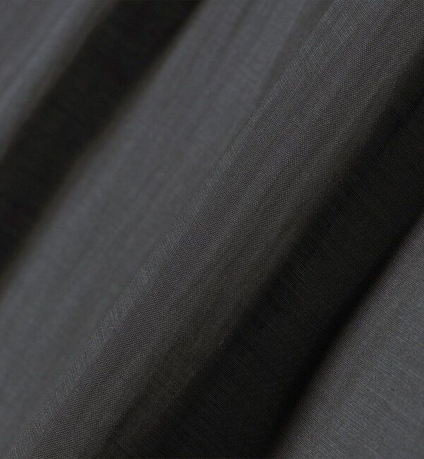 quaranciel「quaranciel:〈洗濯機可能〉シアー ハイネック ノースリーブ ギャザー ブラウス」|シャツ・ブラウス|