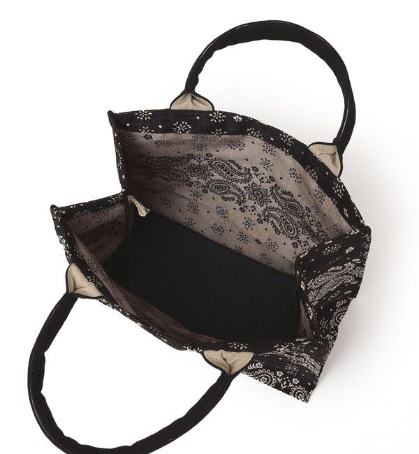 SHIPS for women「【SHIPS別注】BINDU:ジャカード バンダナ 横型 トート バッグ」|トートバッグ|