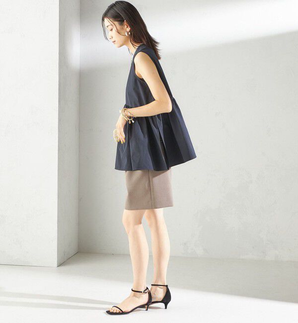 SHIPS for women「〈手洗い可能〉ダブル クロス ハーフ パンツ」|キュロット|