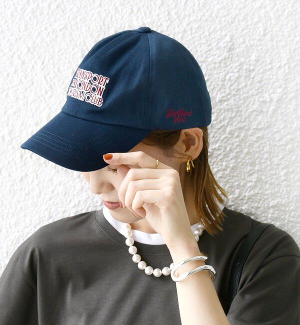 SHIPS for women「Portland Hat: 刺繍 ロゴ キャップ」|キャップ・キャスケット|