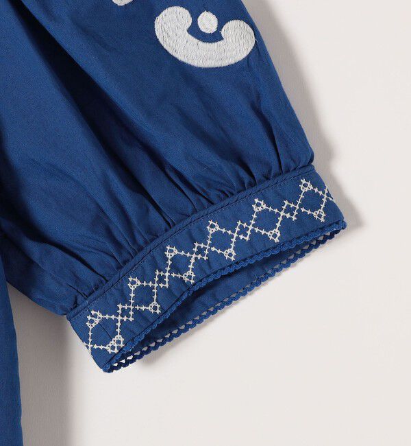 quaranciel「quaranciel:〈洗濯機可能〉エンブロイダリー スクエアネック ブラウス」|シャツ・ブラウス|