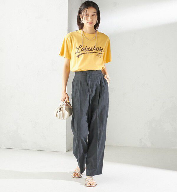 SHIPS for women「【SHIPS別注】Odub:〈手洗い可能〉プリント TEE」|Tシャツ・カットソー|