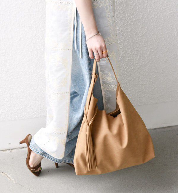 SHIPS any「SHIPS any: A4 タッセル ワンショルダー バッグ」|トートバッグ|