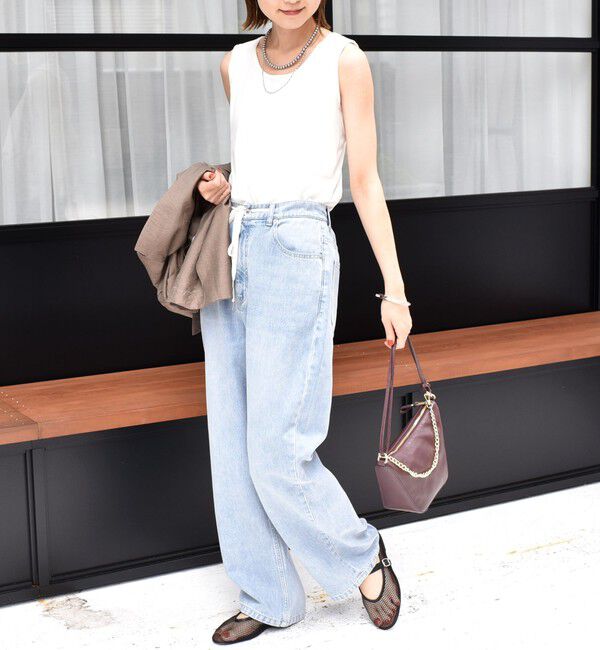 SHIPS for women「〈手洗い可能〉ポリエステル スノー ベロア 前後 2WAY タンクトップ」|タンクトップ|