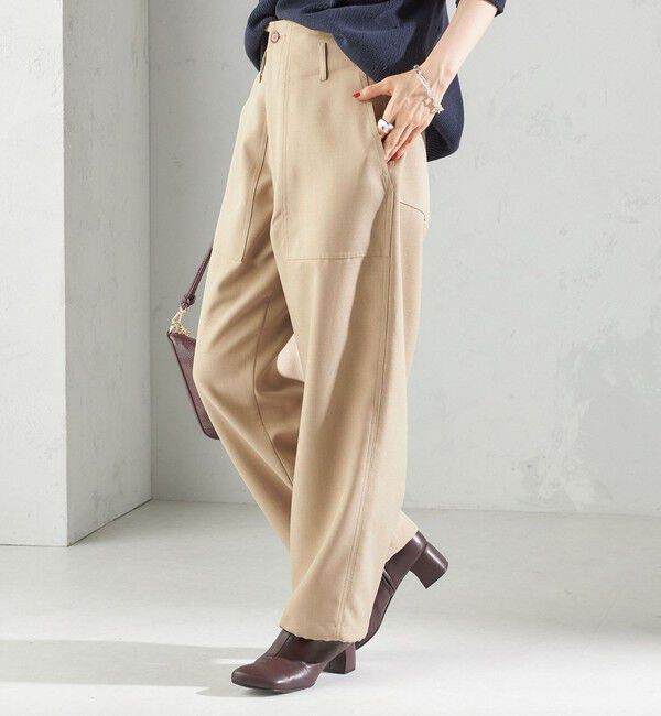 SHIPS for women「【SHIPS別注】GOLDEN MILLS: 〈手洗い可能〉2WAY ベイカー パンツ」|その他|