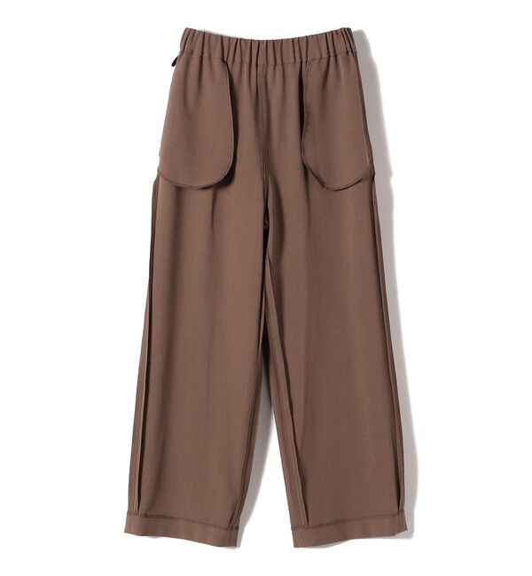 SHIPS for women「〈UVカット/防シワ加工〉梳毛調 ストレッチ ドロスト パンツ」|その他|