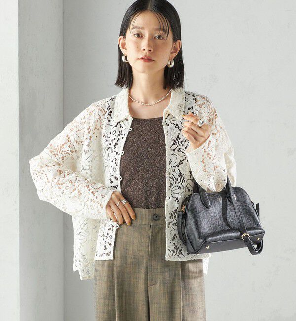 SHIPS for women「〈手洗い可能〉レース シャツ 羽織」|シャツ・ブラウス|