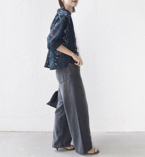 SHIPS for women「〈手洗い可能〉レース シャツ 羽織」|シャツ・ブラウス|