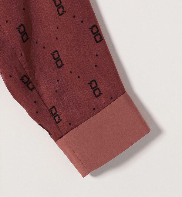 quaranciel「quaranciel:〈手洗い可能〉モノグラム ドット ロング シャツ ワンピース」|ワンピース|