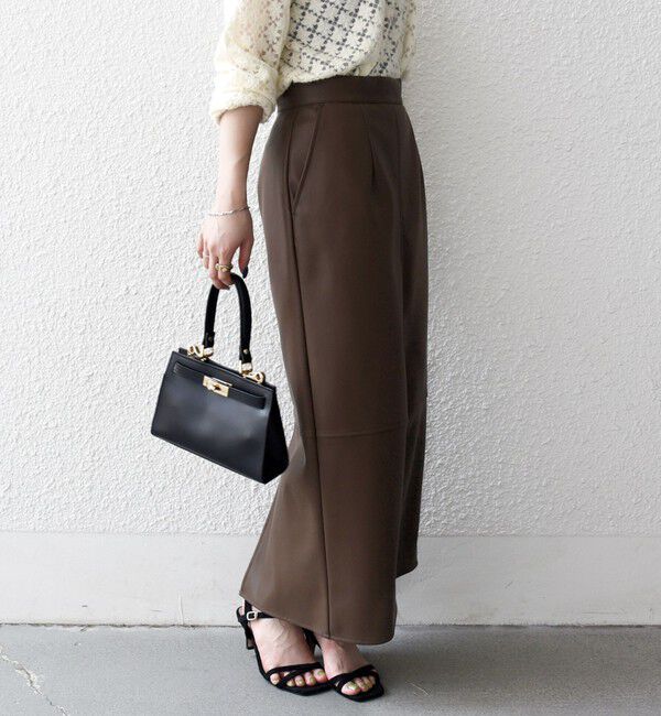 SHIPS any「SHIPS any: クロス ステッチ Iライン スカート」|タイト|