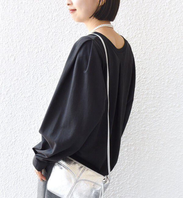 SHIPS for women「DEPEND インレー タック デザイン プルオーバー」|Tシャツ・カットソー|