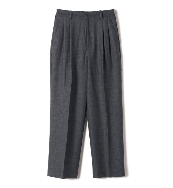 SHIPS for women「〈手洗い可能〉ウォッシャブル ウール タック パンツ」|その他|