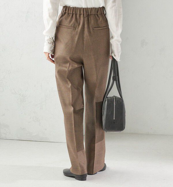 SHIPS for women「〈手洗い可能〉ウォッシャブル ウール タック パンツ」|その他|