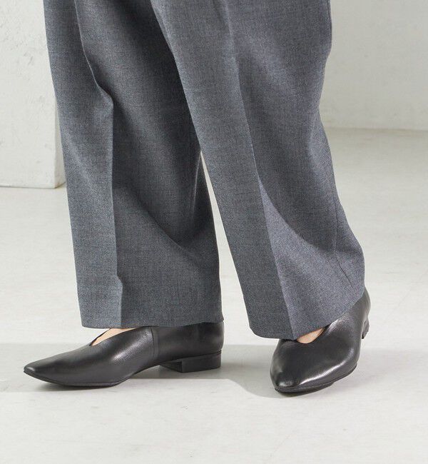 SHIPS for women「Vカット フラット パンプス」|パンプス|