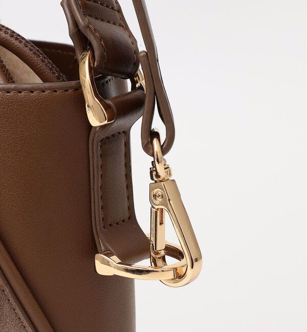 quaranciel「quaranciel: 2way コンビ バケツ ショルダーバッグ &times; フェイクファー 巾着」|ショルダー・メッセンジャー|