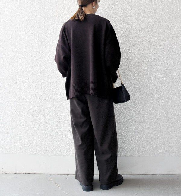 SHIPS any「SHIPS any:〈手洗い可能〉AQUA カシミヤ ミックス Vネック カーディガン」|カーディガン|