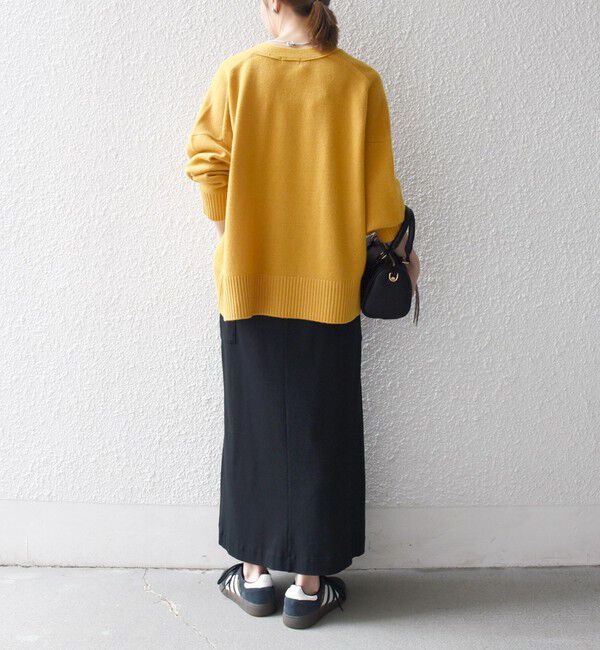 SHIPS any「SHIPS any:〈手洗い可能〉AQUA カシミヤ ミックス Vネック カーディガン」|カーディガン|