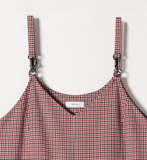 SHIPS any「SHIPS any:〈洗濯機可能〉ガンクラブ チェック サロペット パンツ」|オールインワン|