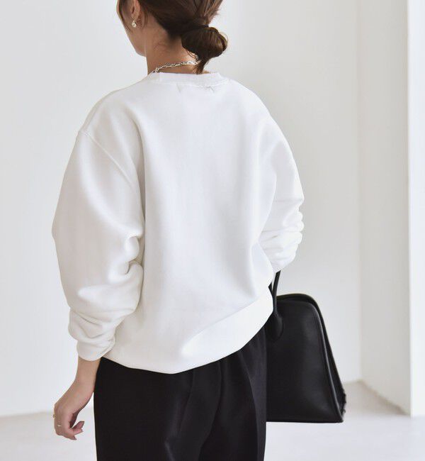 quaranciel「ANGE IN DISGUISE:〈手洗い可能〉デザイン ロゴ プリント スウェット」|スウェット・ジャージ|