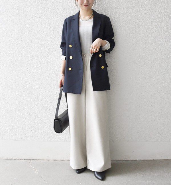 SHIPS any「SHIPS any:〈手洗い可能〉ウォーム イージー ワイド ストレート パンツ」|その他|