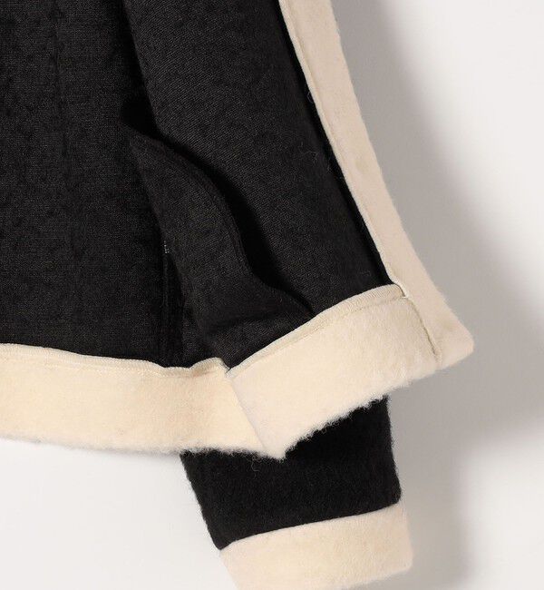 SHIPS any「SHIPS any: バイカラー クルーネック カーディガン ジャケット」|ノーカラージャケット|