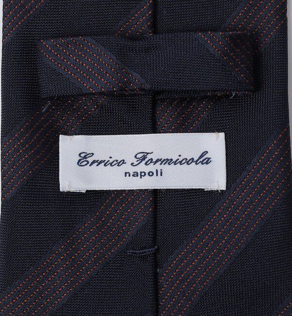 SHIPS「Errico Formicola: シルク ジャカード ピンストライプ ネクタイ」|ネクタイ・蝶ネクタイ|